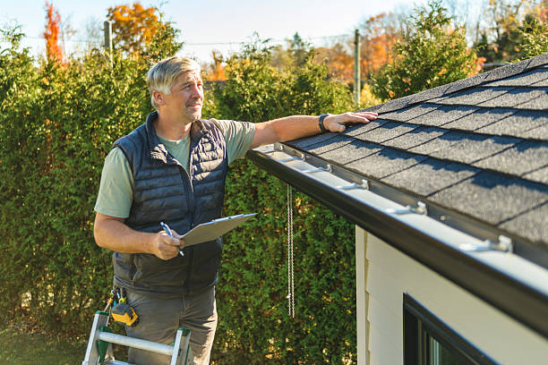 Professional Roof Leak Repair technician working in Mansfield Center, MA